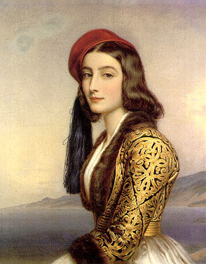 'Portrait of Katharina Bozzaris' by Joseph Stieler