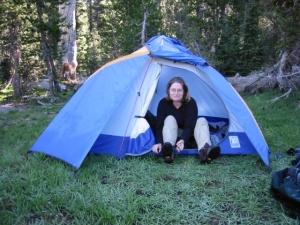 Stephany In The Tent